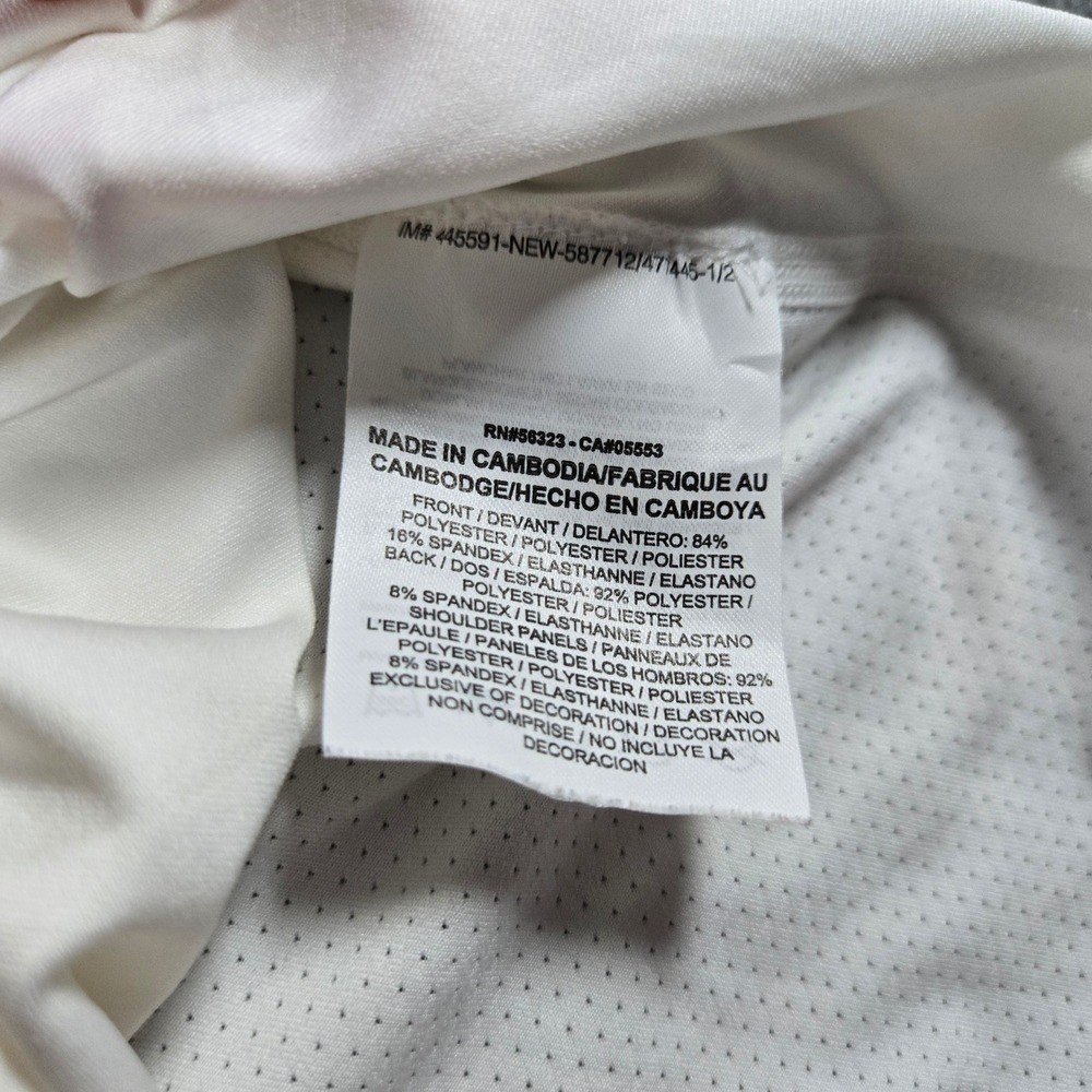 Nike Womens White Pro Dri-FIT Graphic Racerback Training Tank Top Small - Picture 4 of 8